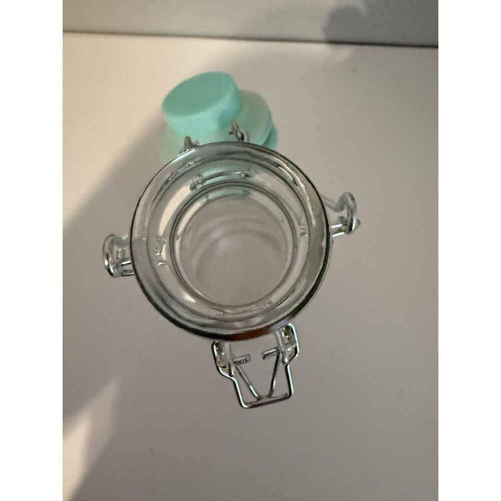 Glass Swing Top Bottle With Colorful Toucan Design - Picture 4 of 4